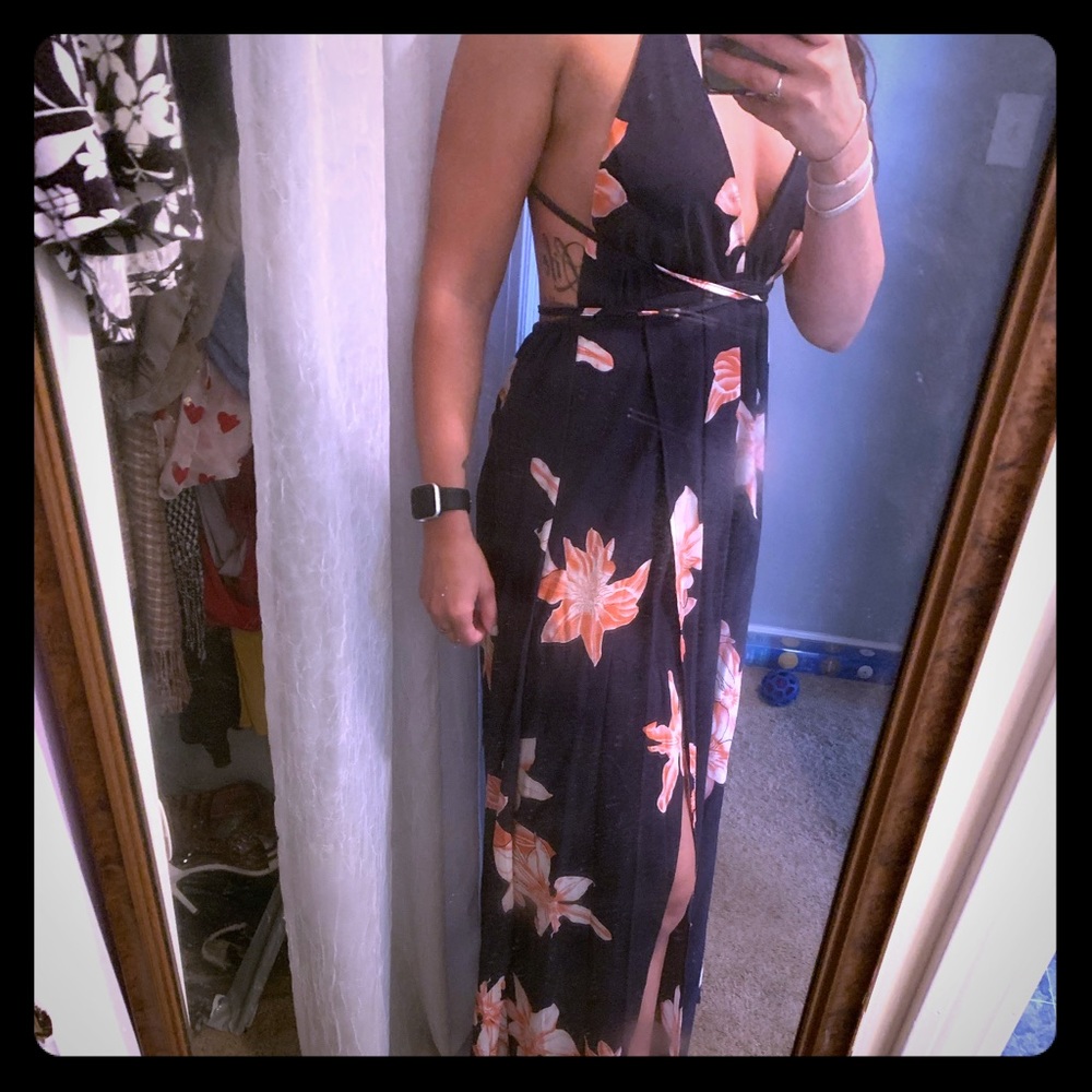 Floral maxi dress